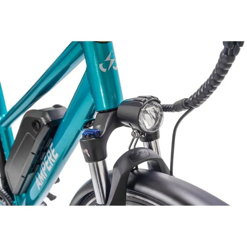 Ampere Tourer S Electric Bike Teal Blue-2